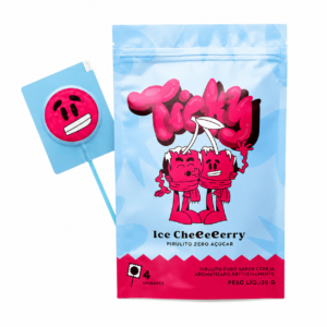 Pirulito Zero Açúcar (Ice Cherry)