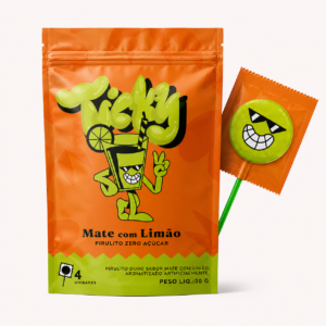 Pirulito Zero Açúcar (Mate com Limão)